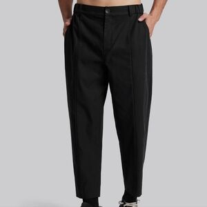 NWT Dept. Anonym black permanent plete cropped roomy pants